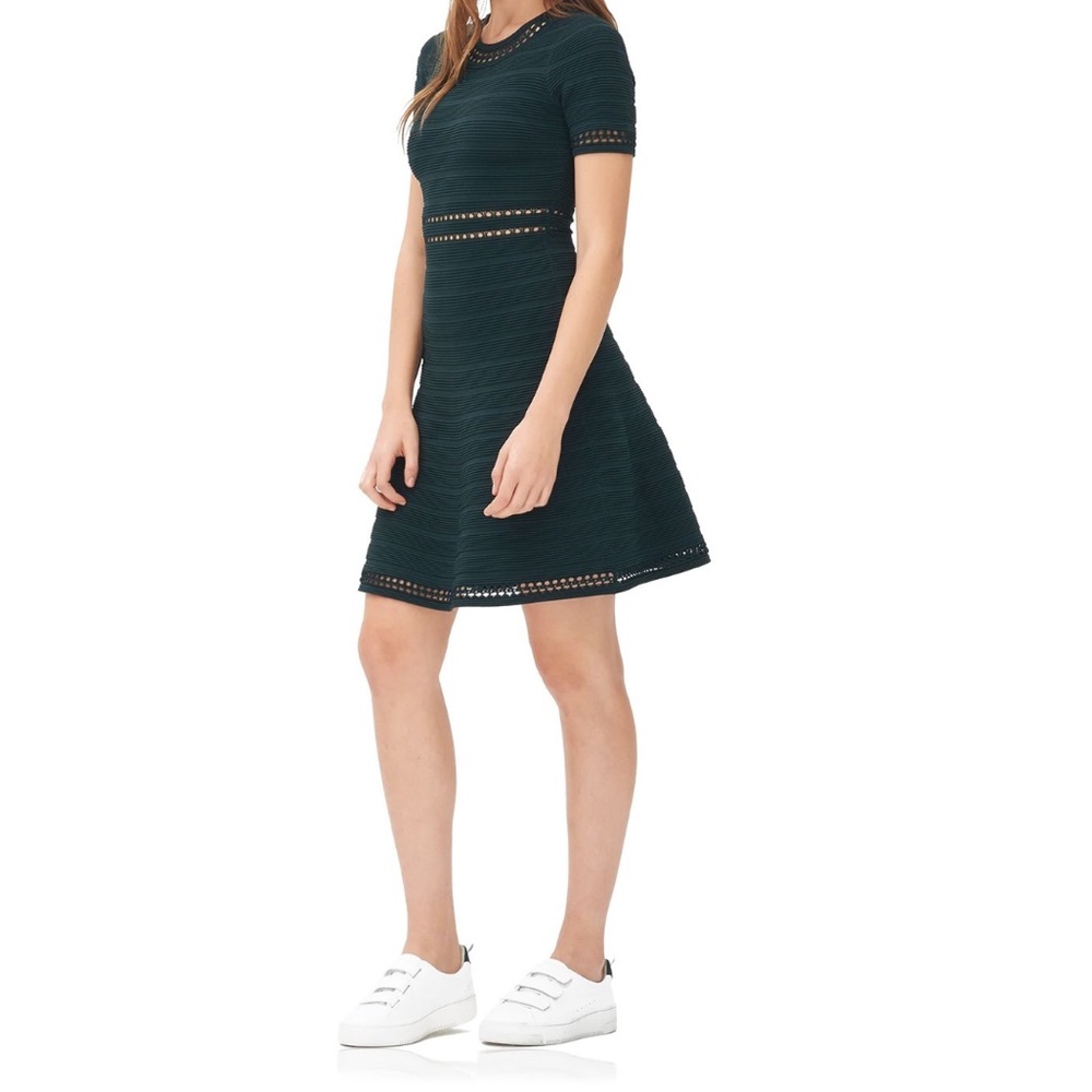 SANDRO railed Knut dress